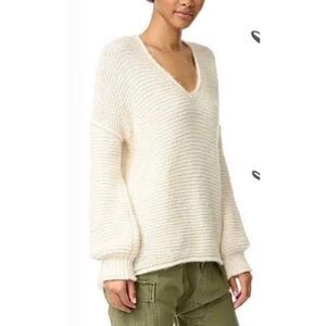 Free people alpaca blend soft oversize sweater M